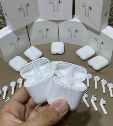dovşan qulaqlı papaq: Simsiz (Bluetooth) Qulaqcıqlar, Apple, rəng - Ağ