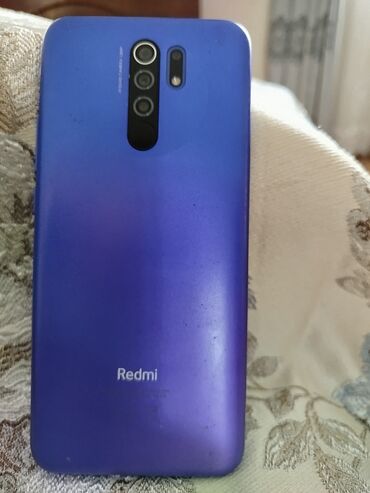skanerlər: Redmi 9, 32 GB, rəng - Göy, Barmaq izi