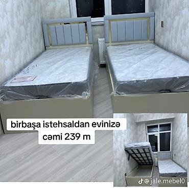 Çarpayılar: Yeni, Təknəfərlik çarpayı, Bazalı, Matras ilə, Siyirməsiz — 1