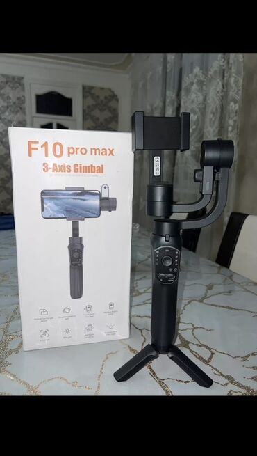 F10 Pro Max 3 oxlu gimbal. Bu cihaz sabit və hamar video çəkilişləri