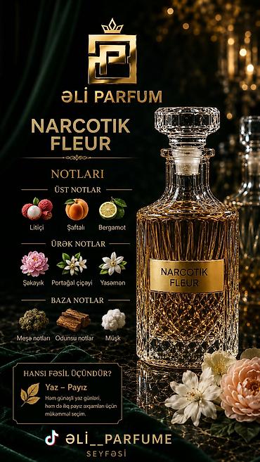 lush cherry perfume: Əli Parfum – Narcotik Fleur premium delux Qoxu piramidası: - Üst — 1