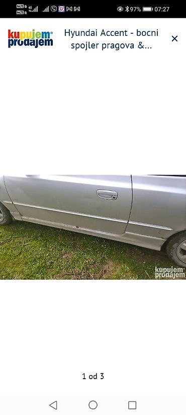 Tuning oprema: Hyundai branik – zadnji (sa reflektorom), siva/srebrna boja. - — 5