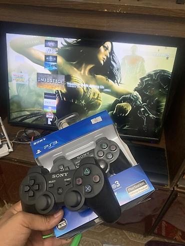 купить xbox original: Игровая консоль Sony PlayStation 3 (Super Slim) прошитый с геймпадами — 1