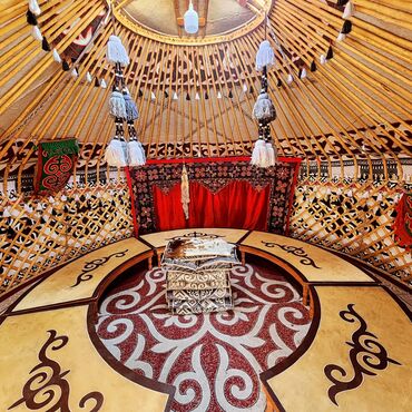 Аренда юрт: Аренда юрты, Каркас Деревянный, 85 баш, Казан, Посуда, С полом — 3