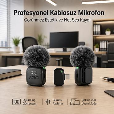 dji mikrofon: Whatsappa yazın yanlız Avtomatik Səsboğucu, Portativ Rəqəmsal Ekranlı — 3