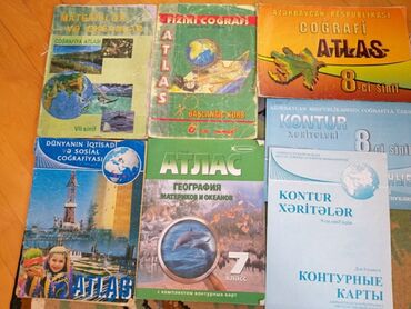 kontur xerite v Azərbaycan | KITABLAR, JURNALLAR, CD, DVD: Atlas,Kontur xəritələr hər sinif üçün