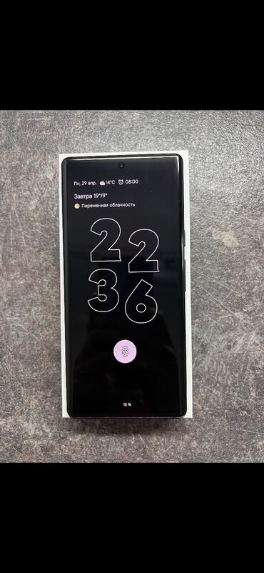 батарейка телефон: Google Pixel 6 Pro, Б/у, 128 ГБ, цвет - Черный, 1 SIM, eSIM