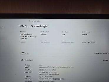 Dell: Noutbuk + oyun aksesuarları dəsti 1TB NVİDİA GEFORCE MX350 - — 5