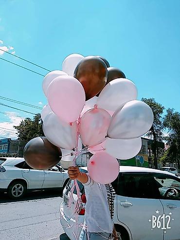 Воздушные шары и принадлежности: Подарок на 8- марта и на выписку из роддома Букет цветов из шариков — 7