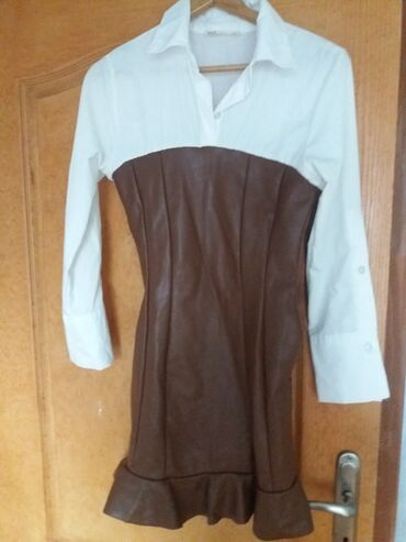 haljine od rebrastog pamuka: M (EU 38), Drugi stil, Dugih rukava