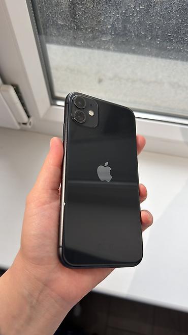 IPhone 11, Б/у, 128 ГБ, Черный, Зарядное устройство, Чехол, Коробка, В рассрочку, 78 %
