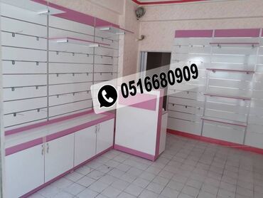 Sifarişlə kosmetika üçün vitrinlər: Vitrin mebeli sifarişi — 19