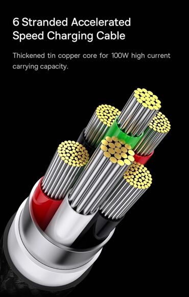 Kabellər və adapterlər: Baseus firması original usb kabel 3 ü birində Type-c samsung