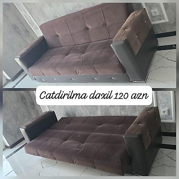 açılıb yığılan stol: Acilan bazali divan 120 azn catdirilma pulsuzdur — 1