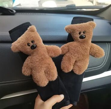 Oyuncaqlar: Maşın üçün Teddy aksesuar🧸 Maşın kəmərinə istifadə olunur