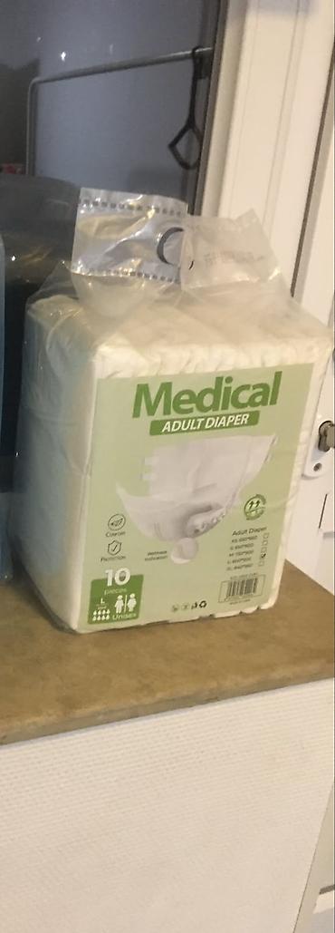 Digər tibbi məhsullar: Medical Adult Diaper – böyüklər üçün uşaq bezi - Unisex model - Ölçü — 1
