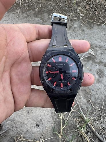 Кол сааттар: Спорттук сааттар саат, Casio (G-Shock), Таймер жана секунда өлчөгүч, Суу өткөрбөөчү, Эркектердики, Колдонулган — 1