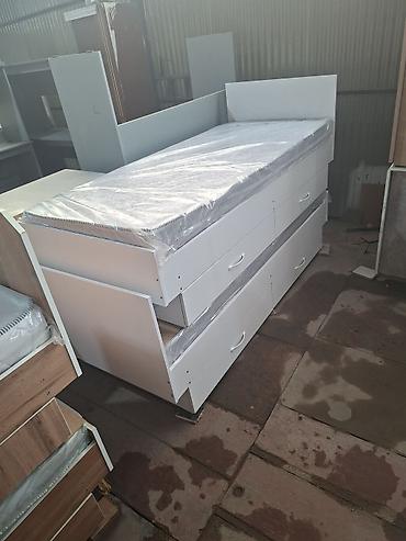 bunk bed: Односпальная кровать, Новый, С матрасом, длина - 190 см — 3