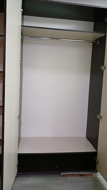soba borusu: İşlənmiş, 2 qapılı, Güzgülü, Ağ, Kupe, Düz dolab — 3