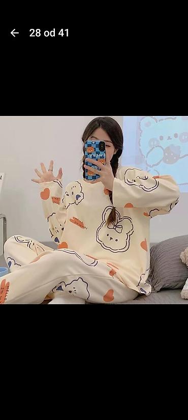 Pidžame: Ženske pidžame – dvodelni kompleti - Gornji deo: dug rukav, udoban — 14