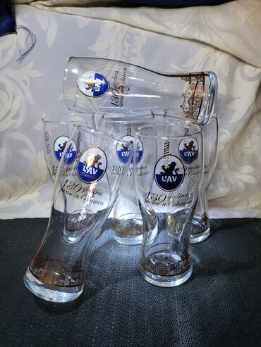 Čaše: Case za pivo Lav premium Bavaria Rastalove. Case vintaz sve na njima — 1