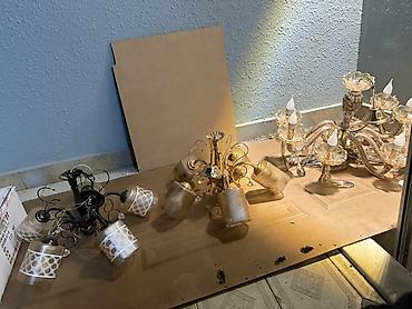 stolustu isiq: Çılçıraq, 8 lampa — 4