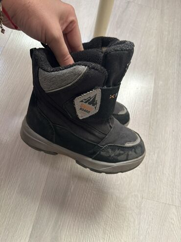 современные коляски для новорожденных: Детские зимние ботинки/сапоги для мальчика - Цвет: чёрный с серыми