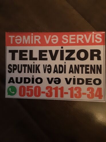 televizor ekrani temiri: Temir ve Servis