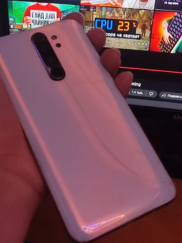 Redmi: Redmi, Redmi Note 8 Pro, Б/у, 128 ГБ, цвет - Белый, 2 SIM