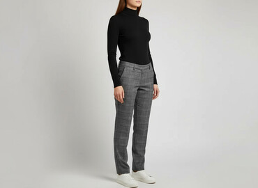 rajstopy adriana: Nina Carter, Material trousers for women, size S