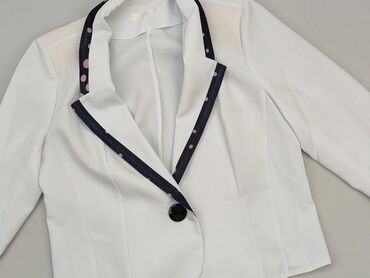 białe bluzki z bufiastymi rękawami: Blouse, 2XL (EU 44), condition - Good
