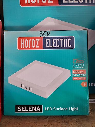 перекесь: Потолочный накладной светильник HOROZ ELECTRIC SELENA - Тип: LED — 1