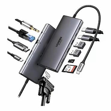 kompüter çanta: UGREEN USB-C Multiport Hub - USB-C girişli noutbuk və planşetlər üçün — 1