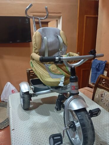 Uşaq velosipedləri: Kiwicool uşaq üçtəkərli velosipedi - 3 təkərli stabil konstruksiya — 4