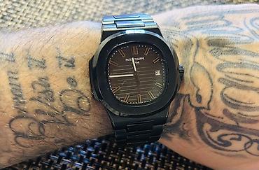 Наручные часы: Philip Patek saat satılır (3A klass). Saat demək olar ki, istifadə — 2