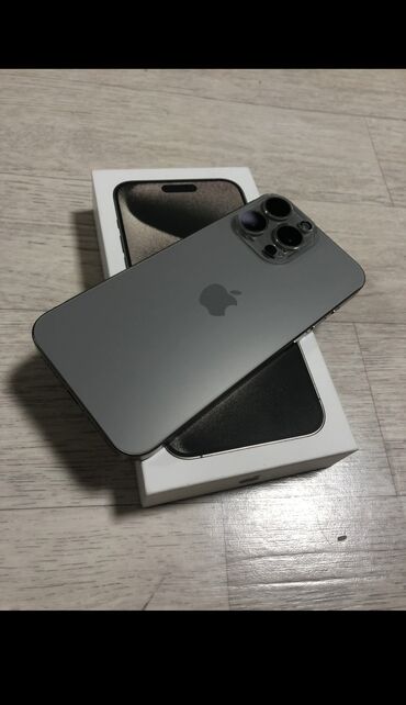 iphone 14 pro max 256: IPhone 15 Pro Max, Колдонулган, 256 ГБ, Коргоочу айнек, Каптама, Кабель, 99 %