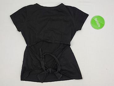 czarne dresy: T-shirt damski, rozmiar M — 3