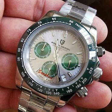 Ručni satovi: PAGANI DESIGN PD-1644 Sport - 40mm - Zelena -Rolex Daytona — 2