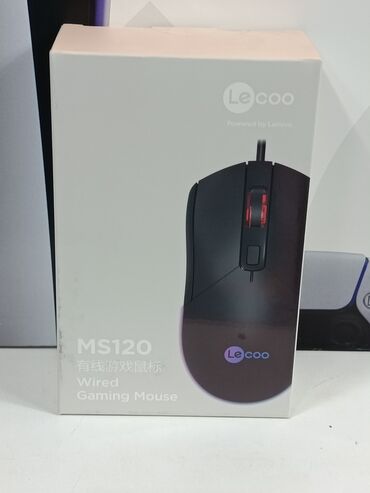 хонор пад: Проводная игровая мышь LeCoo MS120 в черном корпусе. Оснащена четырьмя