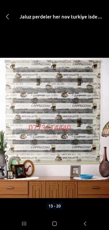 Jalüzlər: Zebra jalüz pərdə – müxtəlif dizayn və ölçülərdə. Xüsusiyyətlər: - — 6