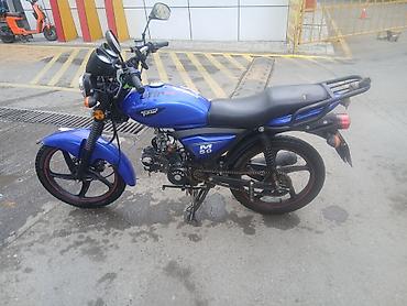 4 ayaq: Moped/Motosiklet – “M50” model (benzinli) - Rəng: mavi - Arxa baqaj — 5
