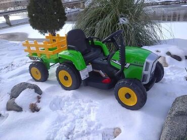Dečiji električni automobili: TRAKTOR NA AKUMULATOR SA PRIKOLICOM 🟩🟩NOVA ZELENA BOJA 🟩🟩 — 3