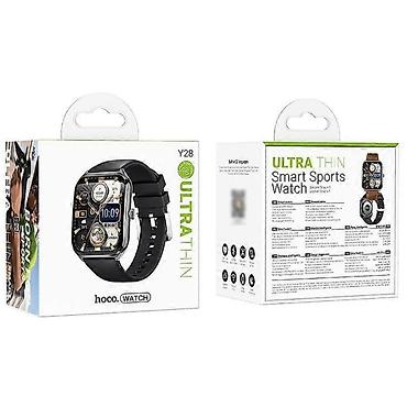 irsad electronics smart saatlar: Yeni, Smart saat, Hoco, Suya davamlı, rəng - Qara — 1