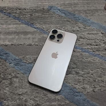 поко м5 цена в бишкеке: IPhone 14 Pro Max, Колдонулган, 128 ГБ, White Titanium, Каптама, 94 %