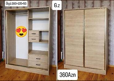 madeyra dolablar: Yeni, 2 qapılı, Siyirməli, Kupe, Düz dolab — 1