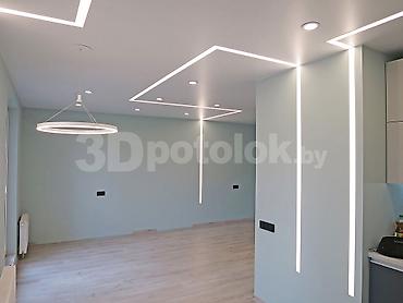 Натяжной потолок: Натяжной потолок Матовое, 3D потолки, Глянцевое Гарантия, Монтаж, Бесплатная консультация — 16