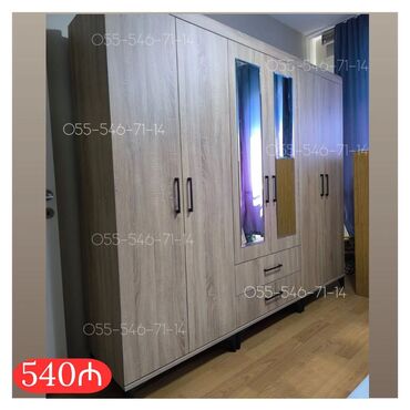 Dolablar: 4 qapılı Düz dolab, Qarderob, paltar dolabı lalafo.az -da Dolablar: 4 qapılı Düz dolab, Qarderob, paltar dolabı