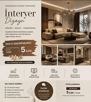 İnteryer Dizayn Xidməti – müasir, rahat və funksional Xidmətin