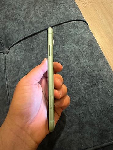 iphone 11 sade: IPhone 11, 64 GB, Matte Midnight Green, Face ID, Sənədlərlə — 6