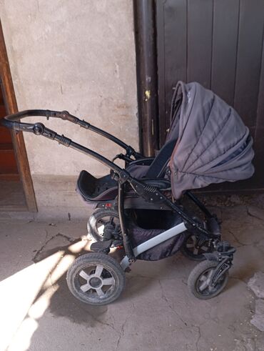 купить коляску cybex бу: Коляска, цвет - Серебристый, Б/у